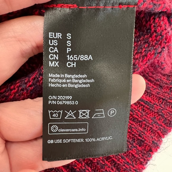 H&M Divided Knitted Marled Sweater Size S - Picture 11 of 14